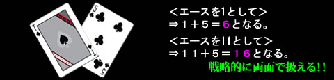 ソフトハンドとしてのエース